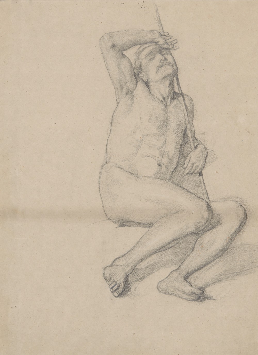 Nude study for the figure of Patriarch Jacob in the painting ‘The Immaculate Conception of the Blessed Virgin Mary’
