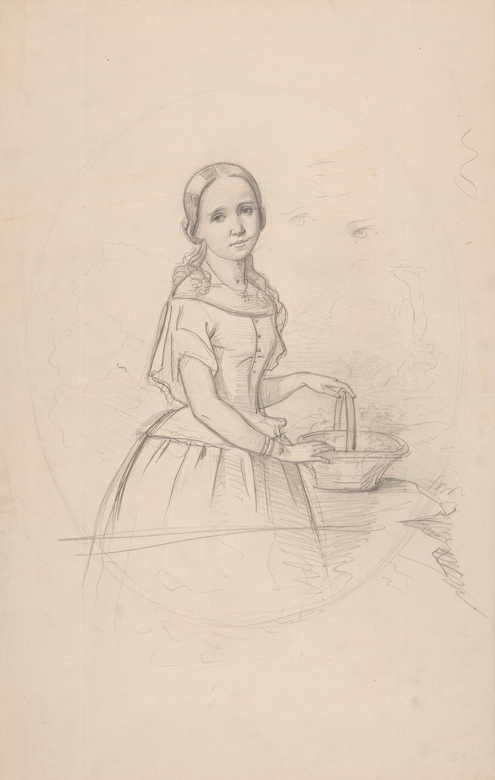 Portrait of Franciszka Wołowska, Sister of Feliks Jasieński’s Mother
