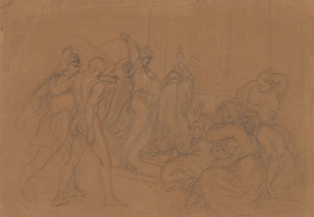 Sketch of the composition ‘Martyrdom of St. Stanislaus’
