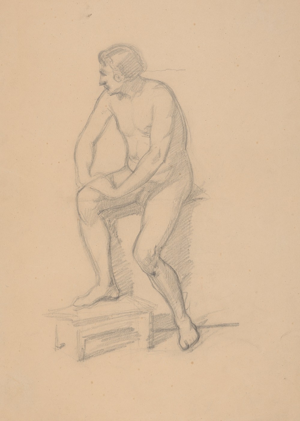 Sketch of the king figure for the painting ‘Death of Barbara Radziwiłł’
