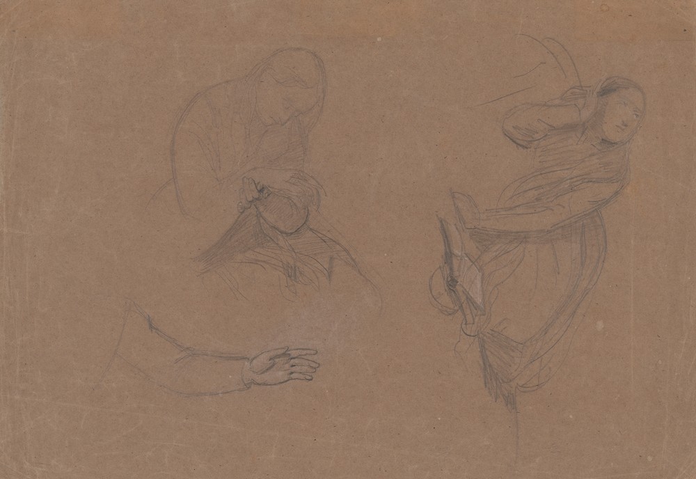 Sketches of Mary Magdalene to the composition ‘Entombment’