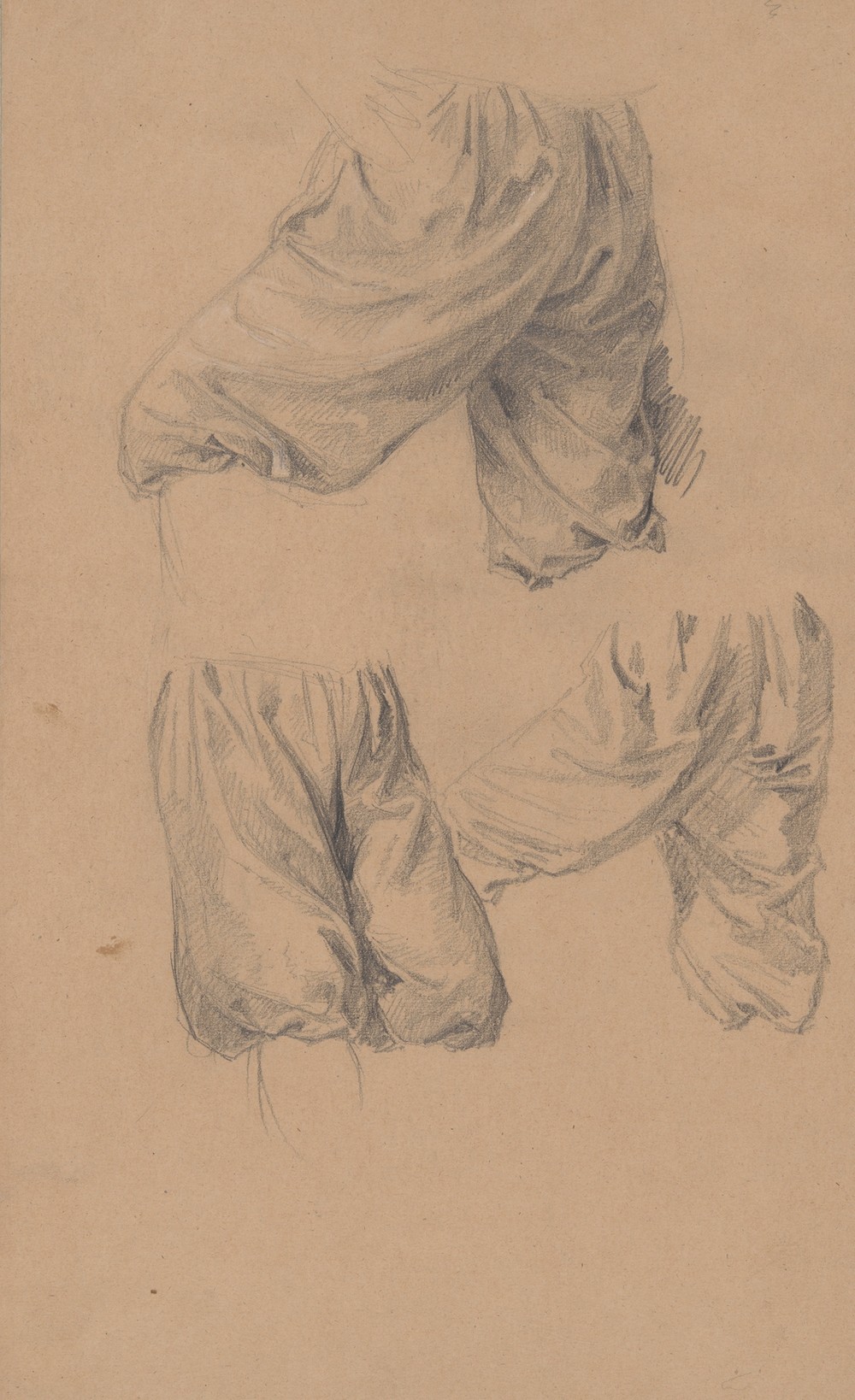 Studies of pants of the assailants of St. Matthias to the painting ‘Martyrdom of St. Matthias’