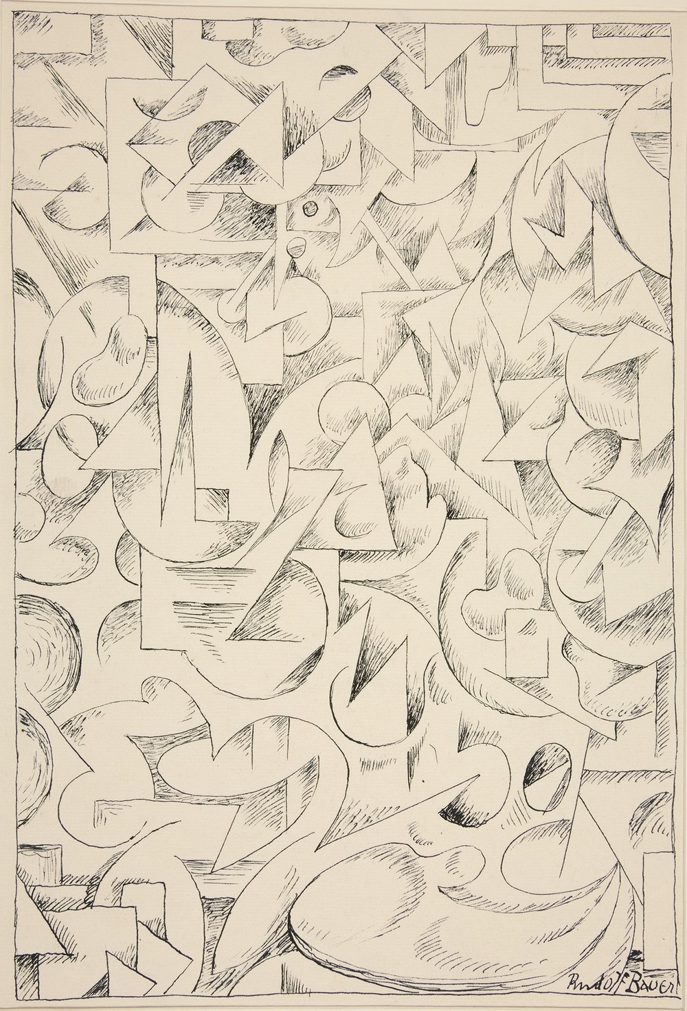 Untitled (Abstract Forms) (ca. 1913–15)