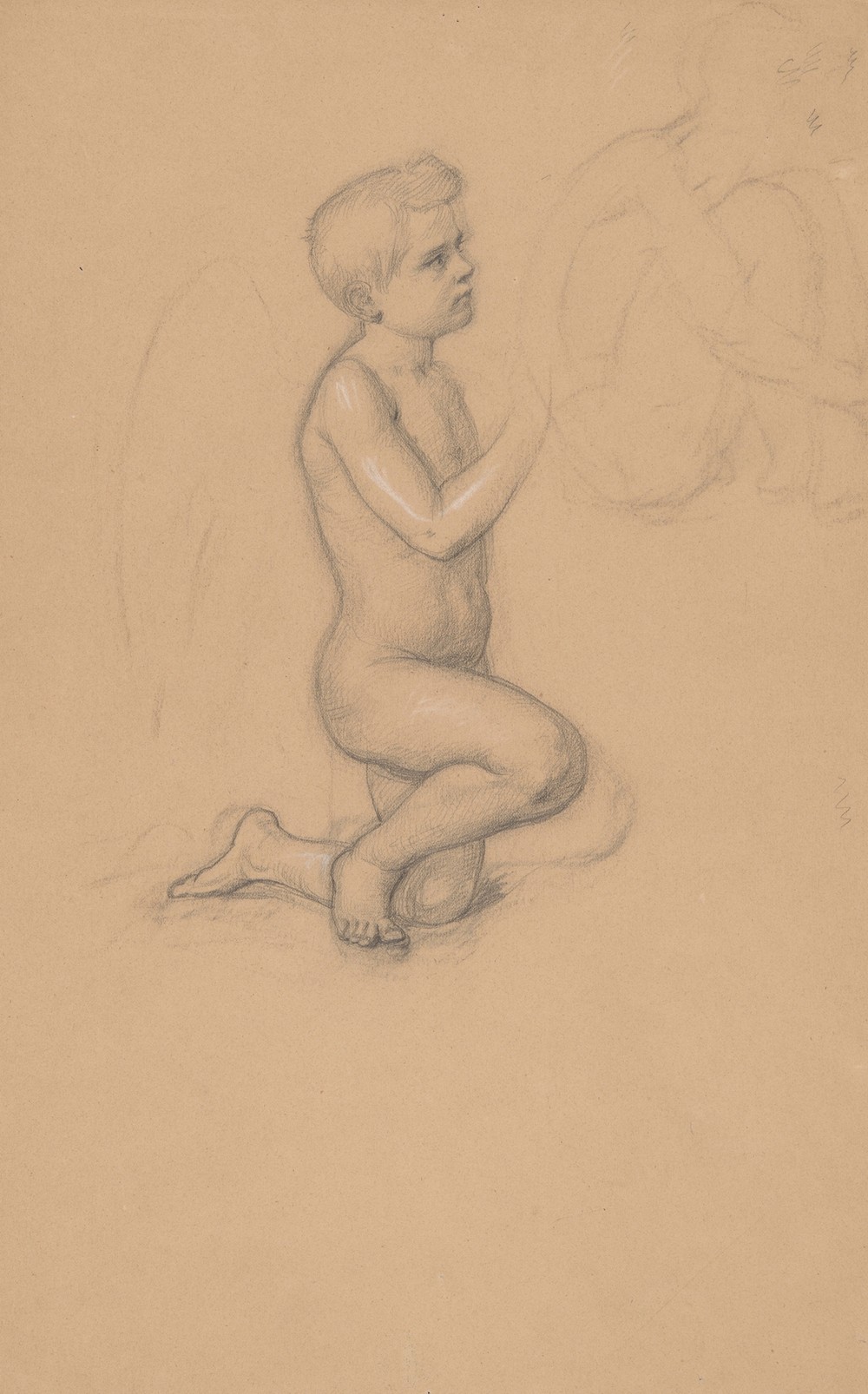 Study of angel for the painting ‘The Immaculate Conception of the Blessed Virgin Mary’