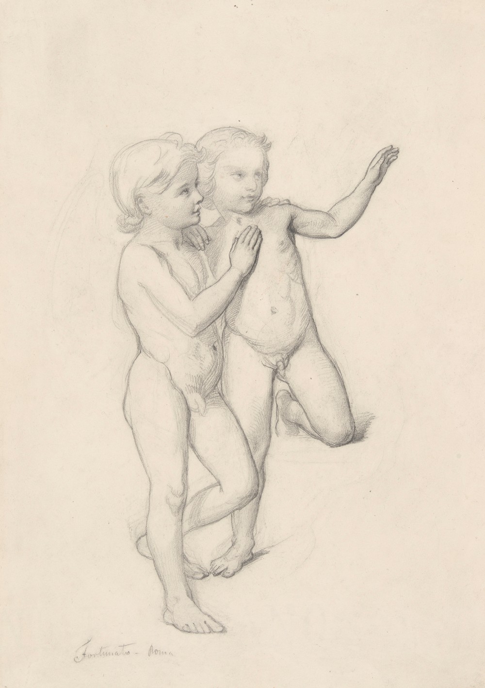 Study of angels for the painting ‘The Immaculate Conception of the Blessed Virgin Mary’