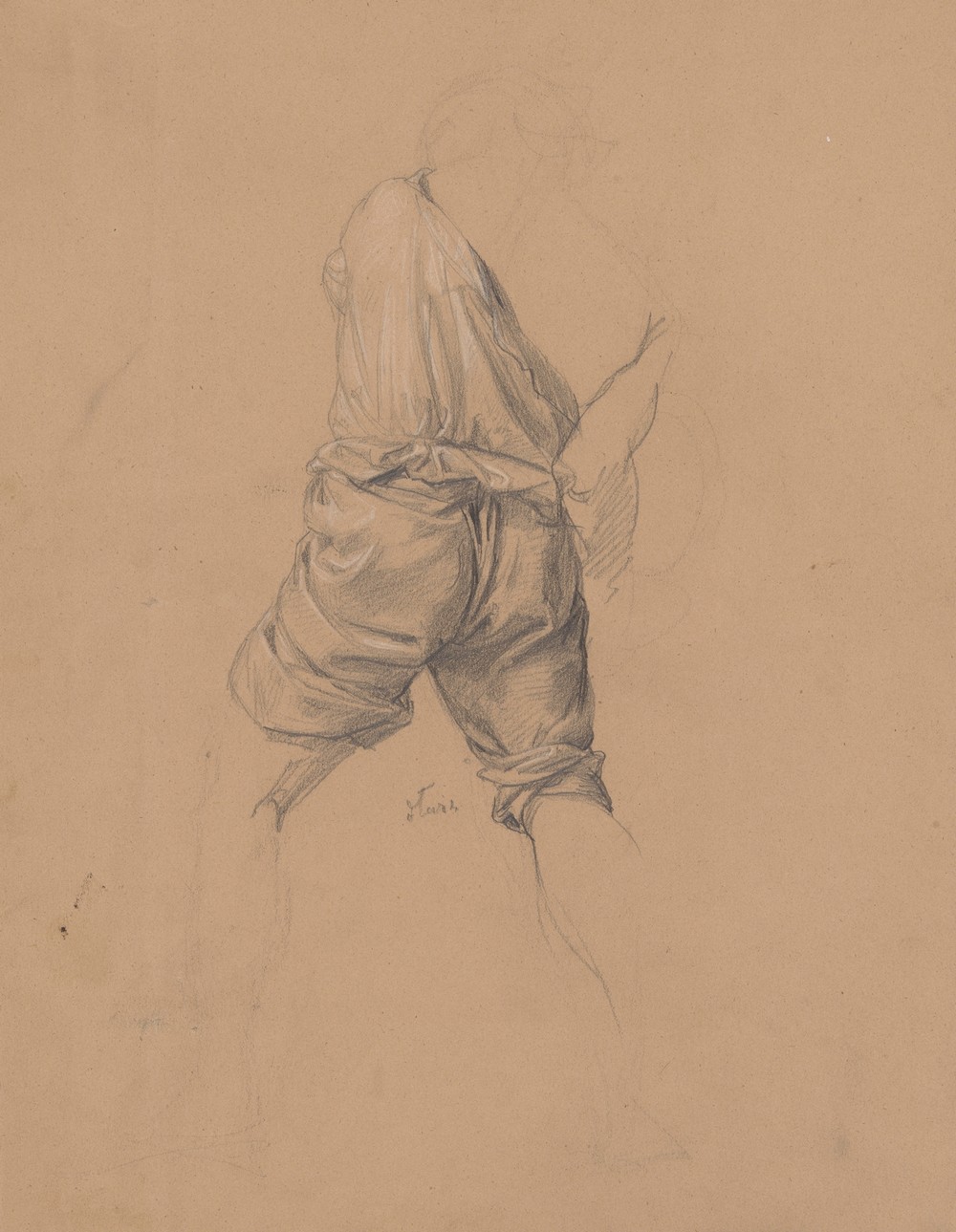 Study of clothing of the executioner to the painting ‘Martyrdom of St. Matthias’