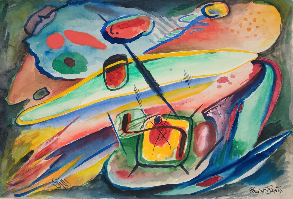Untitled (Abstract Forms) (ca. 1917–18)