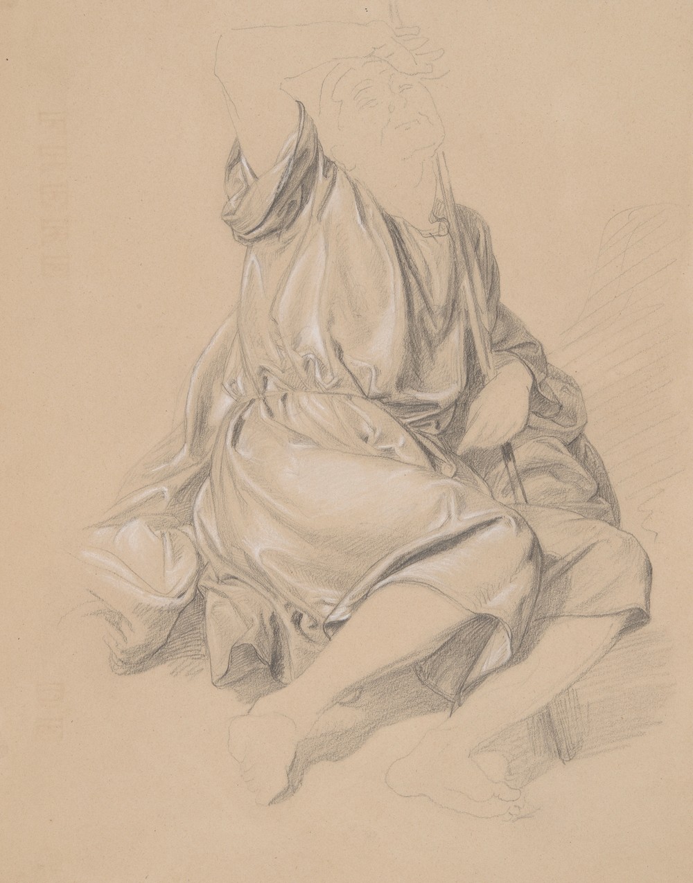 Study of Jacob’s robes for the painting ‘The Immaculate Conception of the Blessed Virgin Mary’