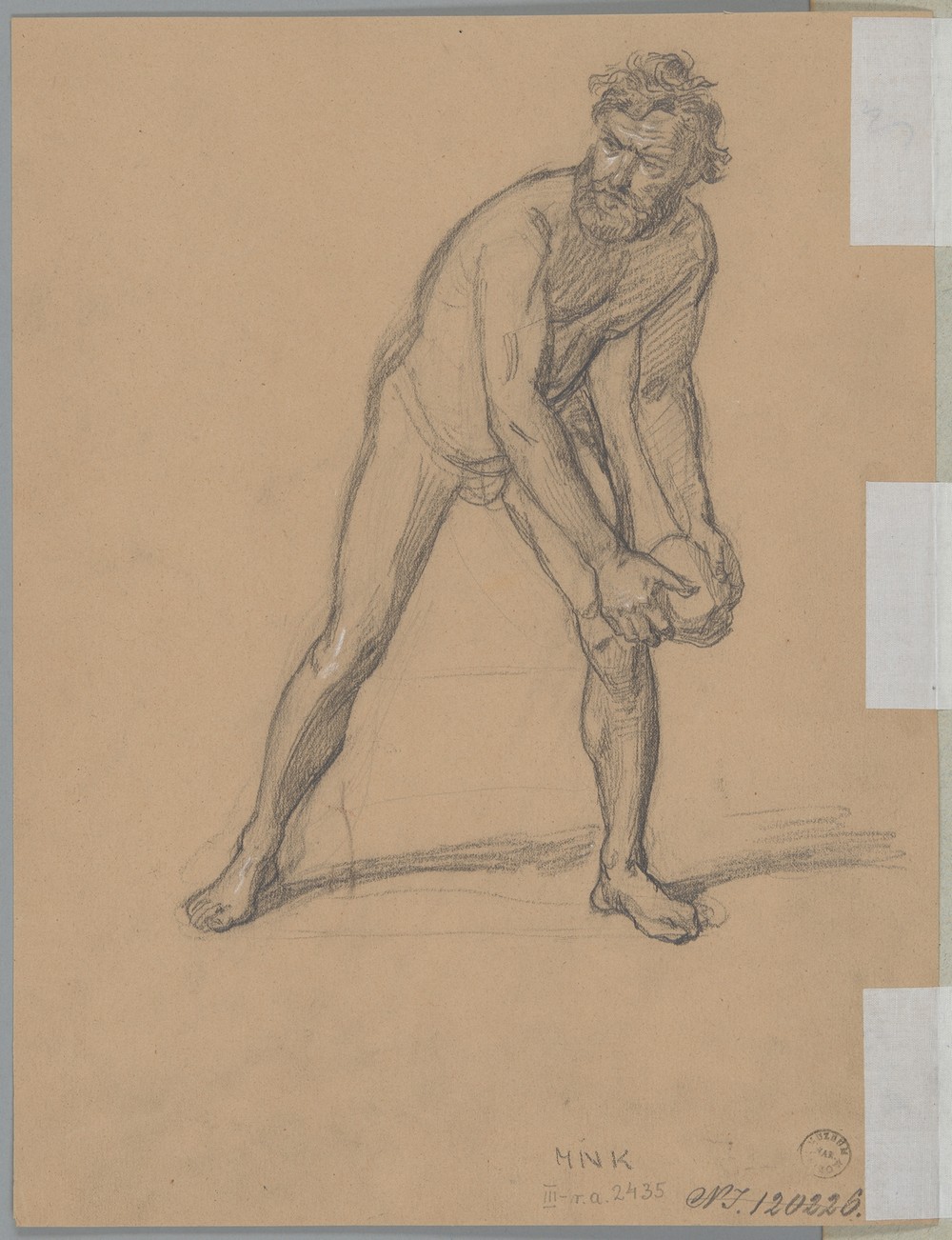 Study of St. Matthias his assailant to the painting ‘Martyrdom of St. Matthias’