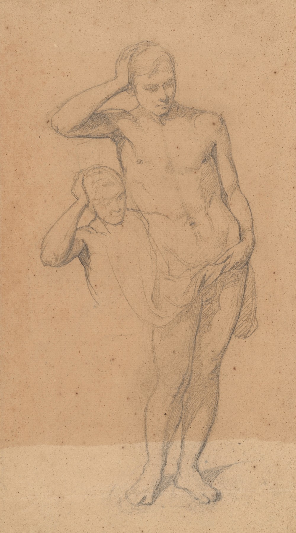 Study of the act to the figure of John of Finland for the painting ‘Catherine Jagiellon in Gripsholm Prison’