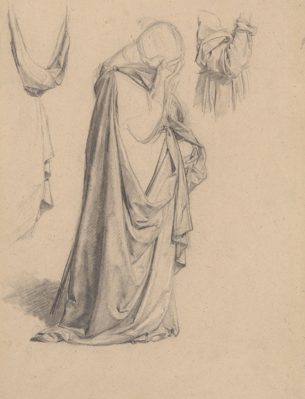 Study of the figure of Mary Magdalene to the painting ‘Three Marys’