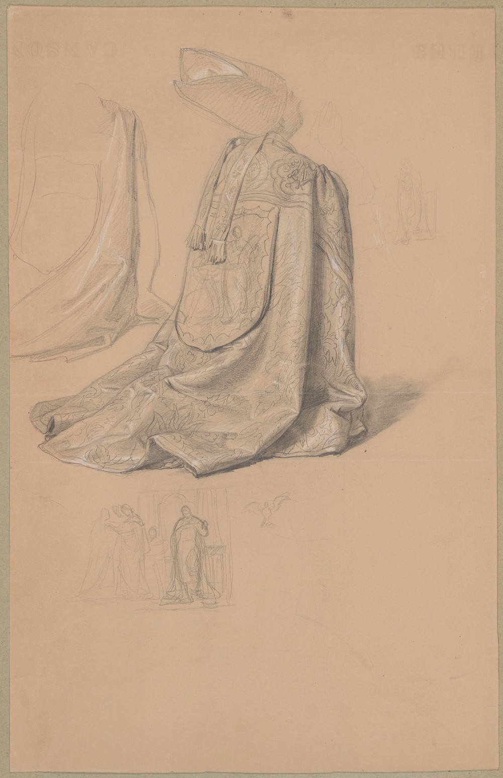 Study of the figure of Pius IX for the painting ‘The Immaculate Conception of the Blessed Virgin Mary’