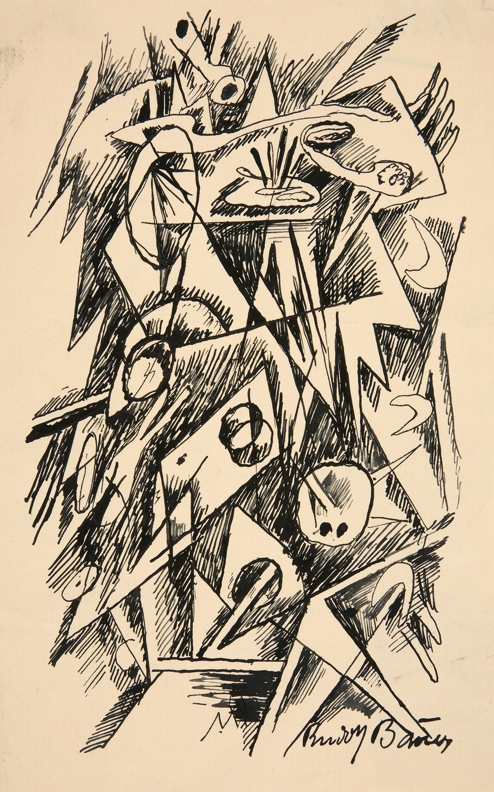 Untitled (Abstract Forms) (ca. 1914–15)