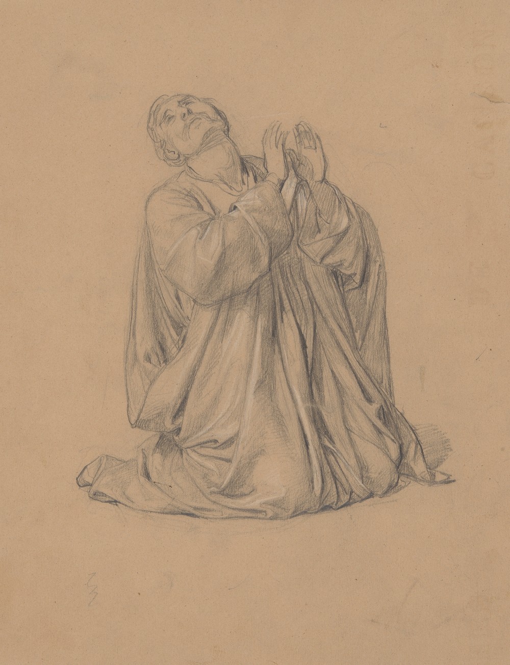 Study of the figure of St. Matthias to the painting ‘Martyrdom of St. Matthias’