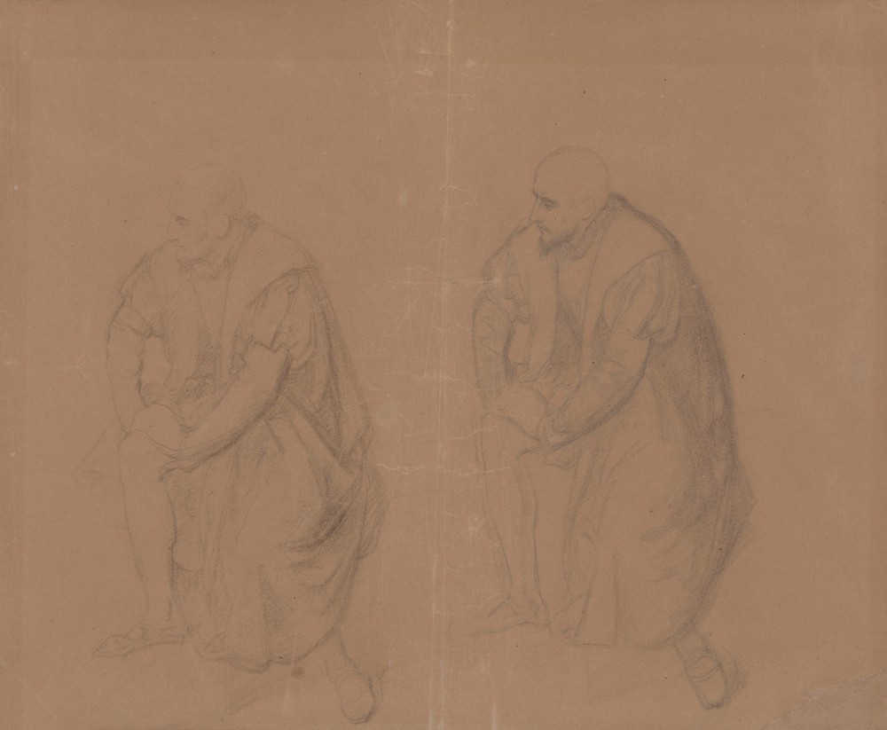 Study of the king’s figure for the painting ‘Death of Barbara Radziwiłł’