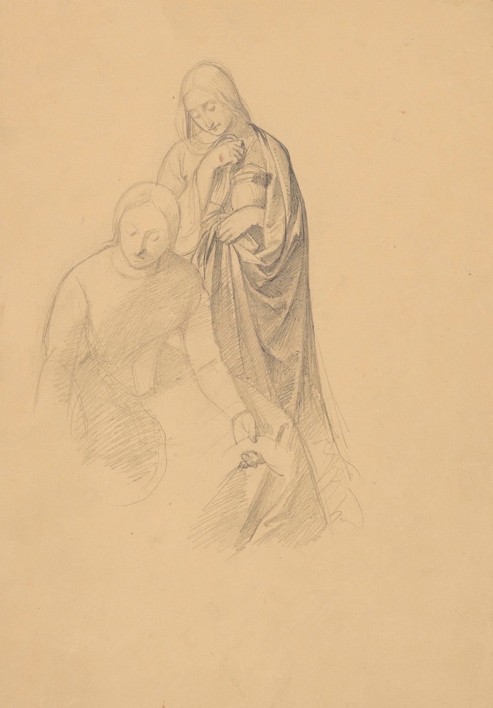 Study of two women to the painting ‘Entombment’ (variant)