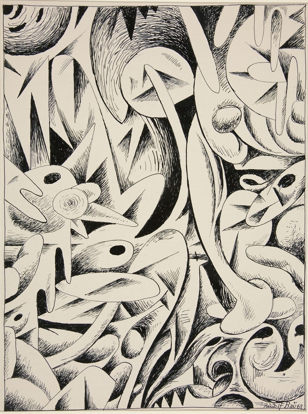 Untitled (Abstract Forms) (ca. 1913–15)