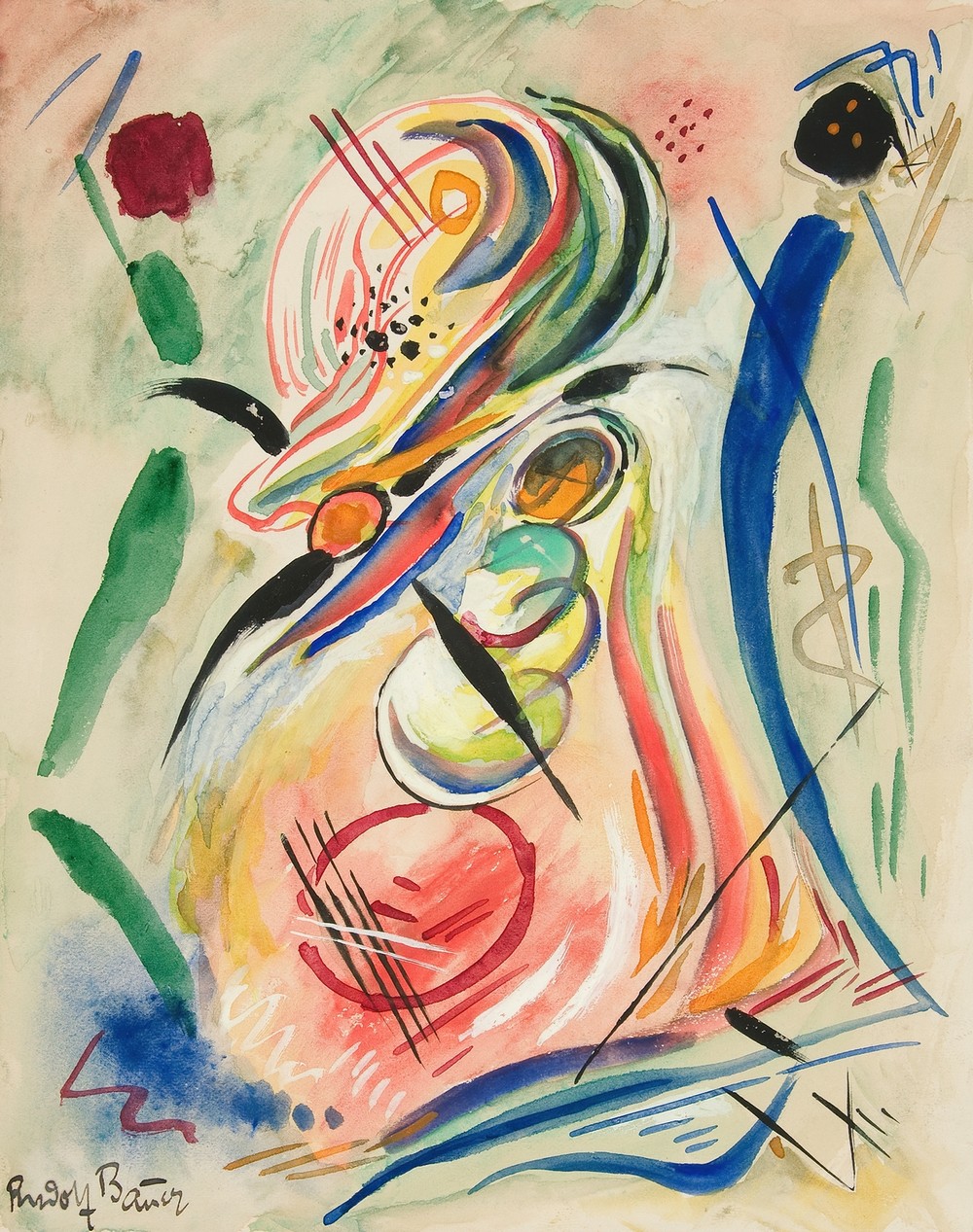 Untitled (Sea Forms) (ca. 1917–18)