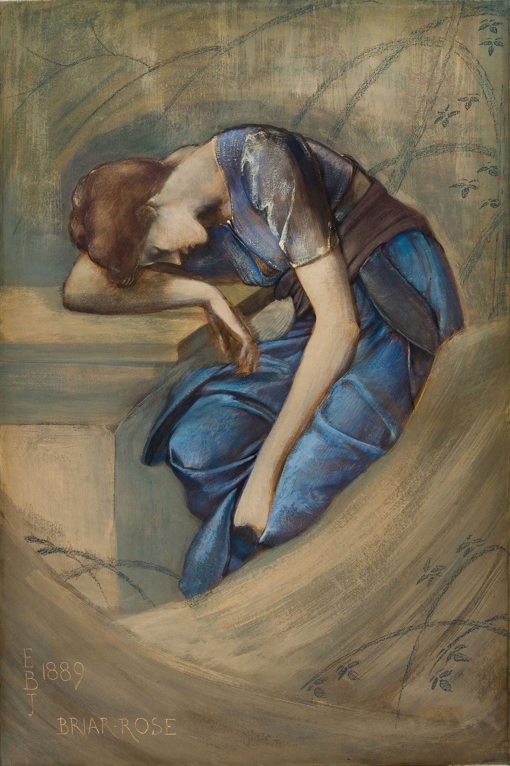 The Briar Rose Series – Study for ‘The Garden Court’