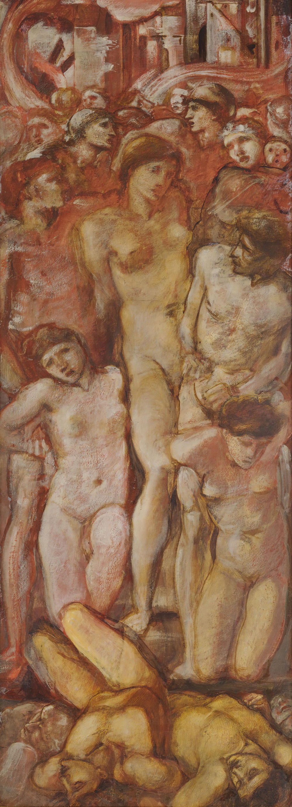 Helen Captive in Burning Troy (1870-72)