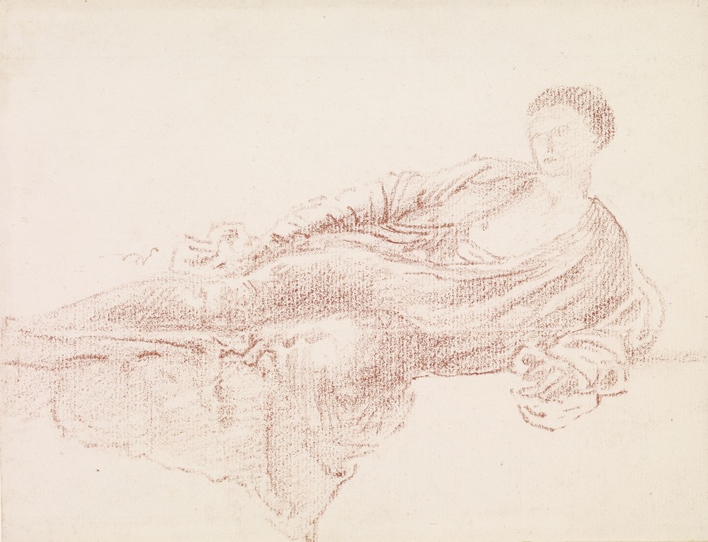 Female – Drapery Study of a Reclining Figure