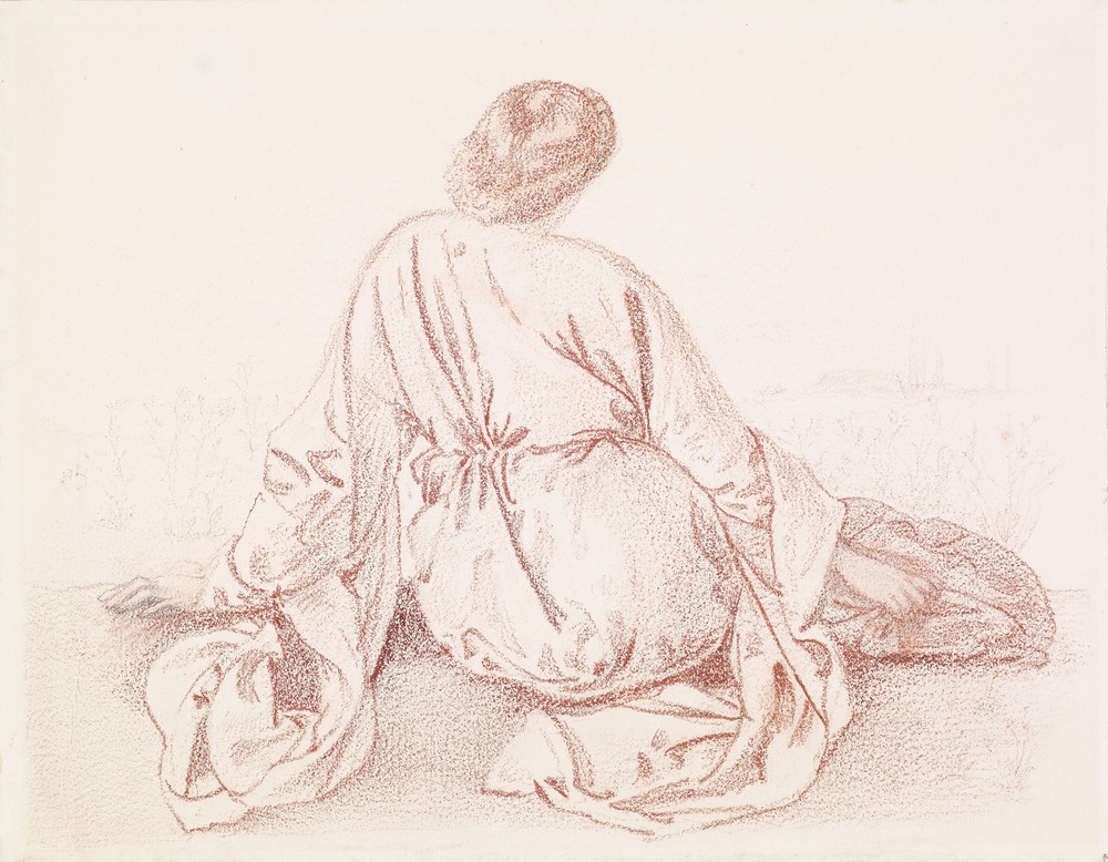 Green Summer – Study of Back of Seated Girl