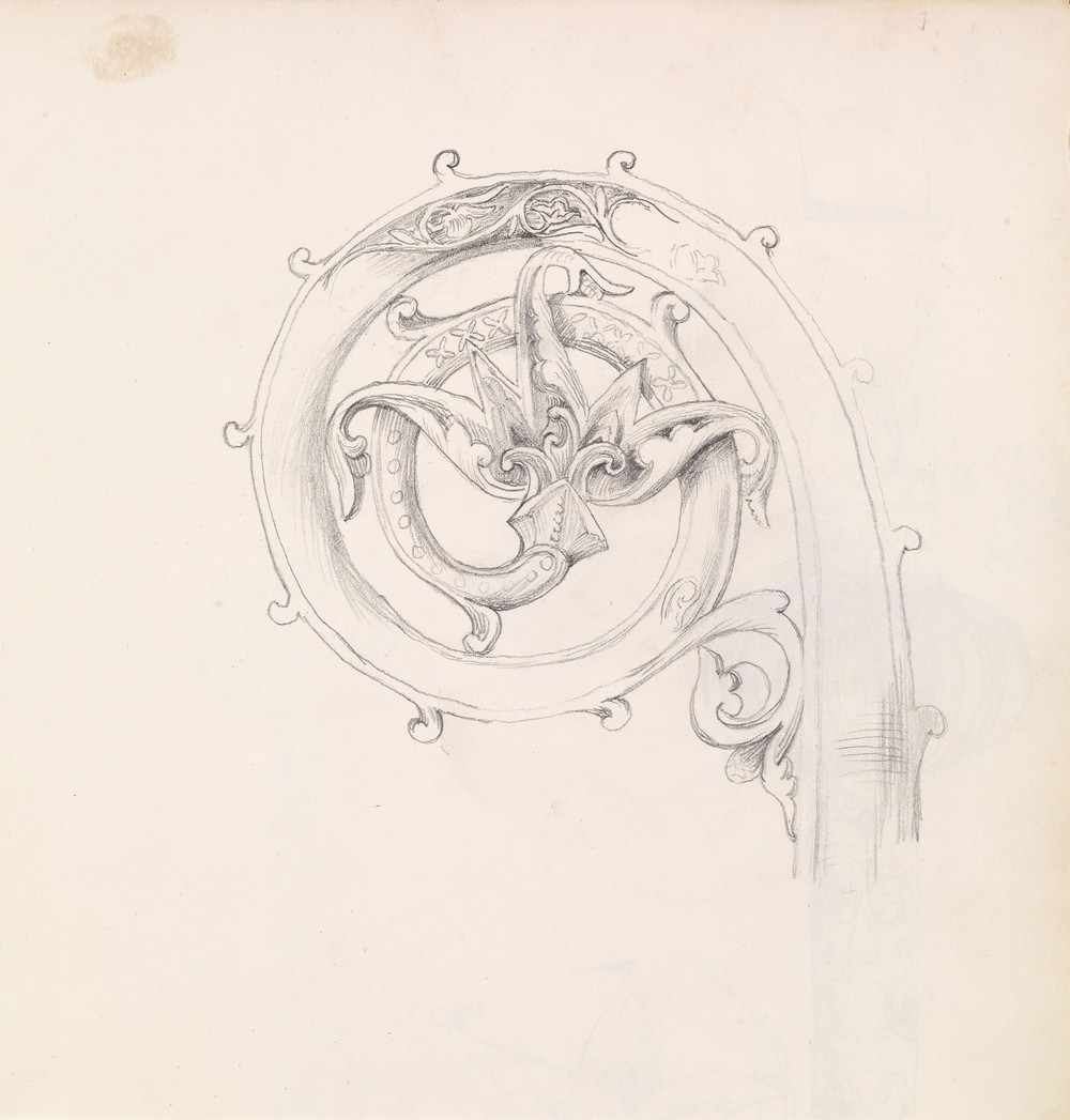 Sketchbook – Study for Head of Crozier