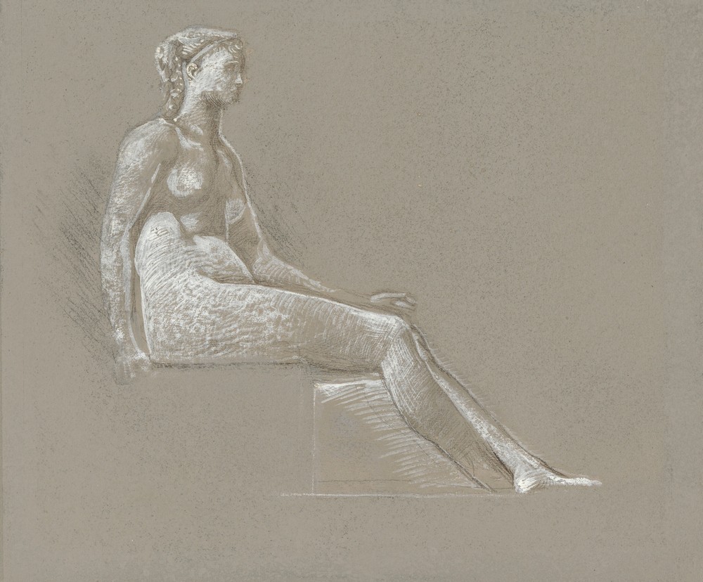 Female nude study