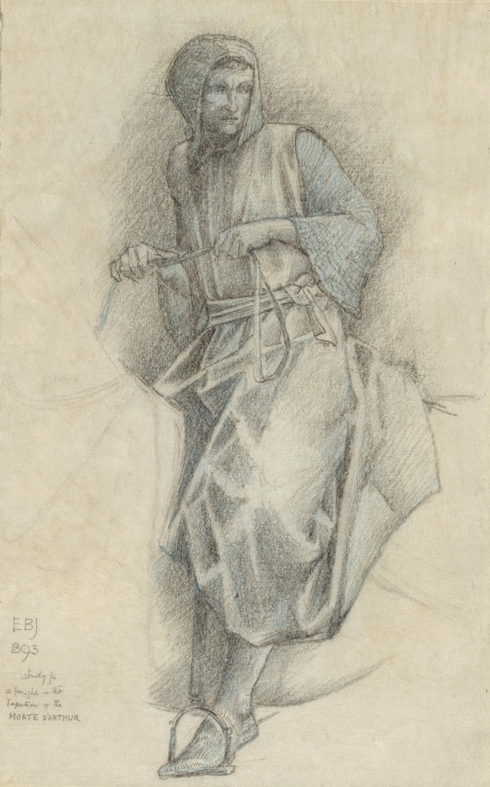 A study for Sir Ewain in the Holy Grail Tapestries