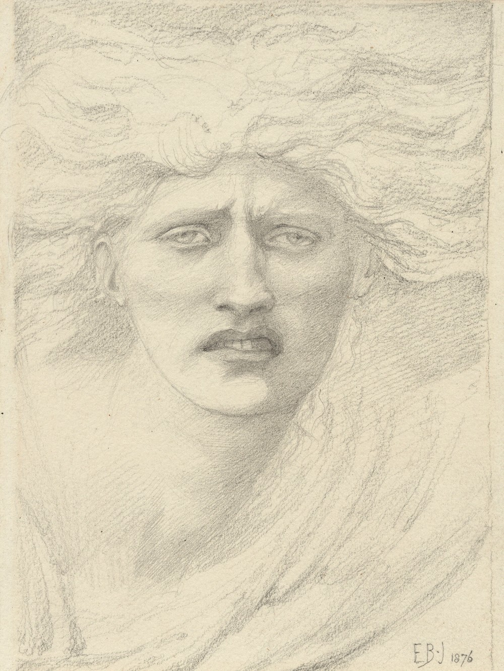 Study for the head of Medusa for ‘The Finding of Medusa’