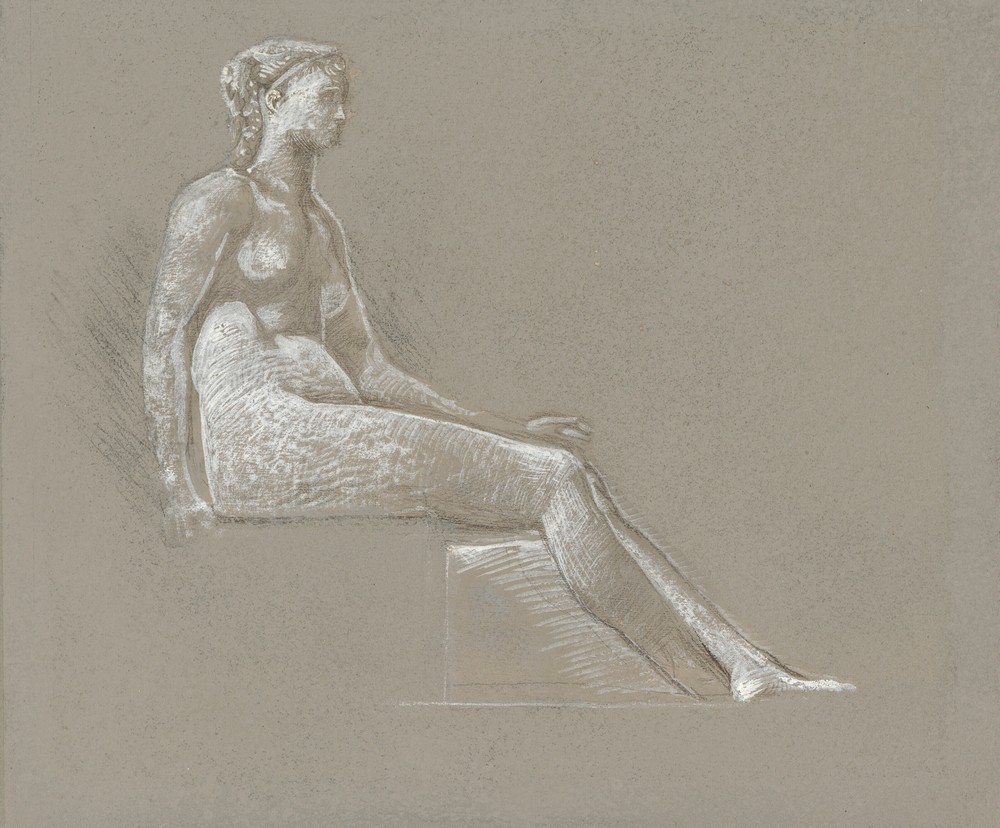 Female nude study