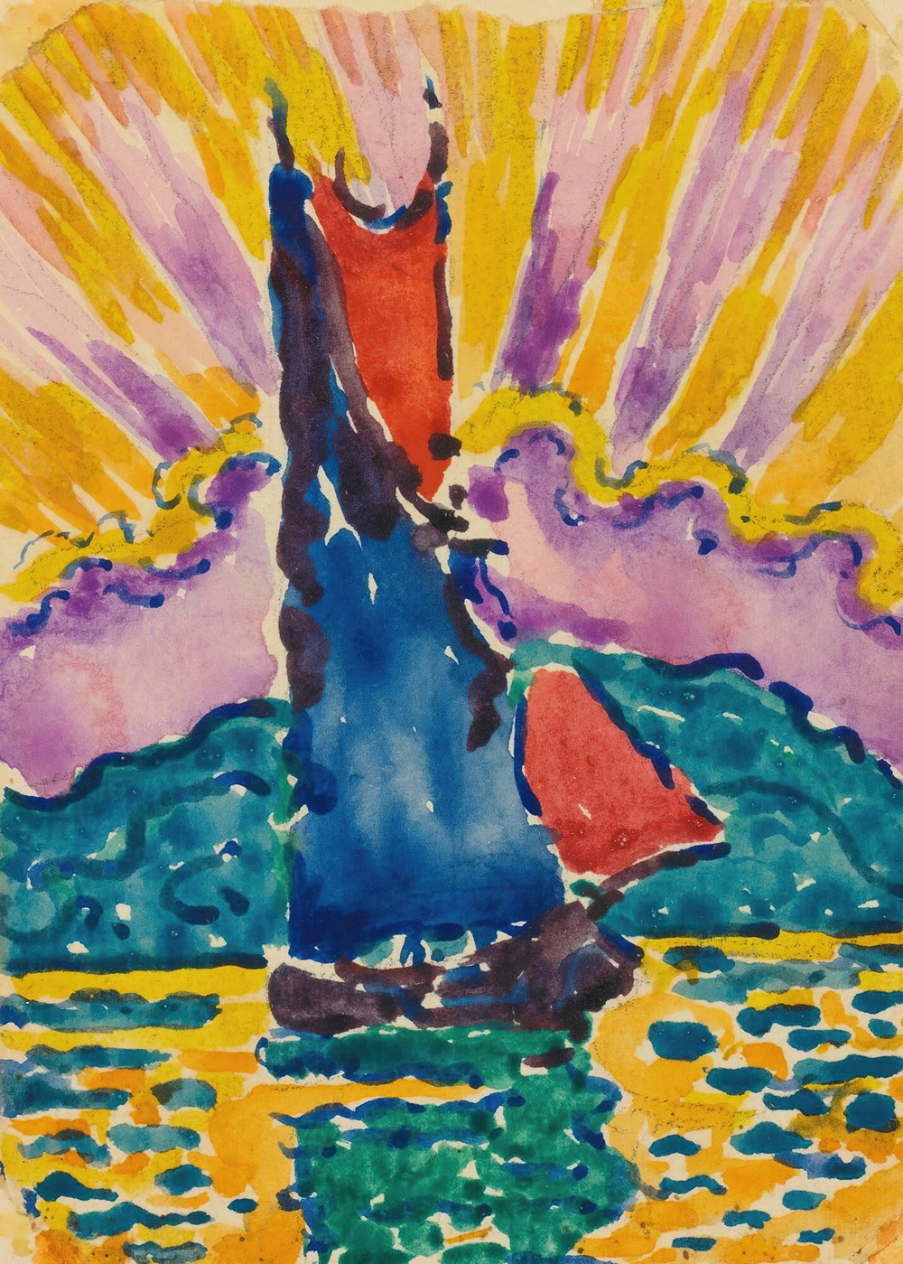 Coucher De Soleil (L’éventail)