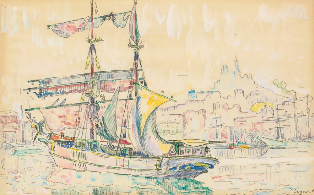 Marseille. Voilier (circa 1930)