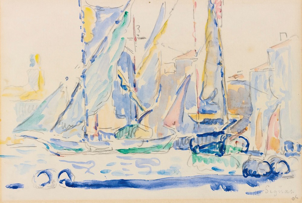 St. Tropez, Tartanes Au Port