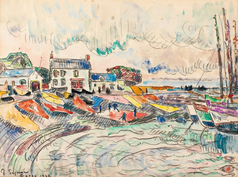 Groix, Le Nettoyage Des Voiles
