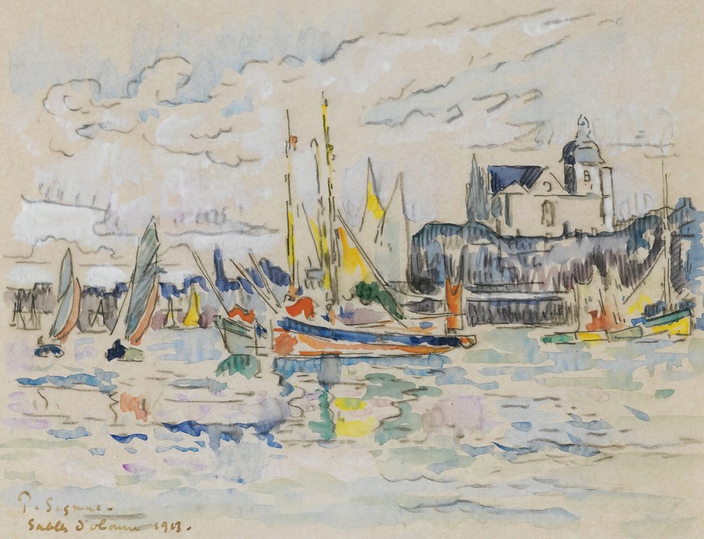 Sables D’olonne, Vue De Port
