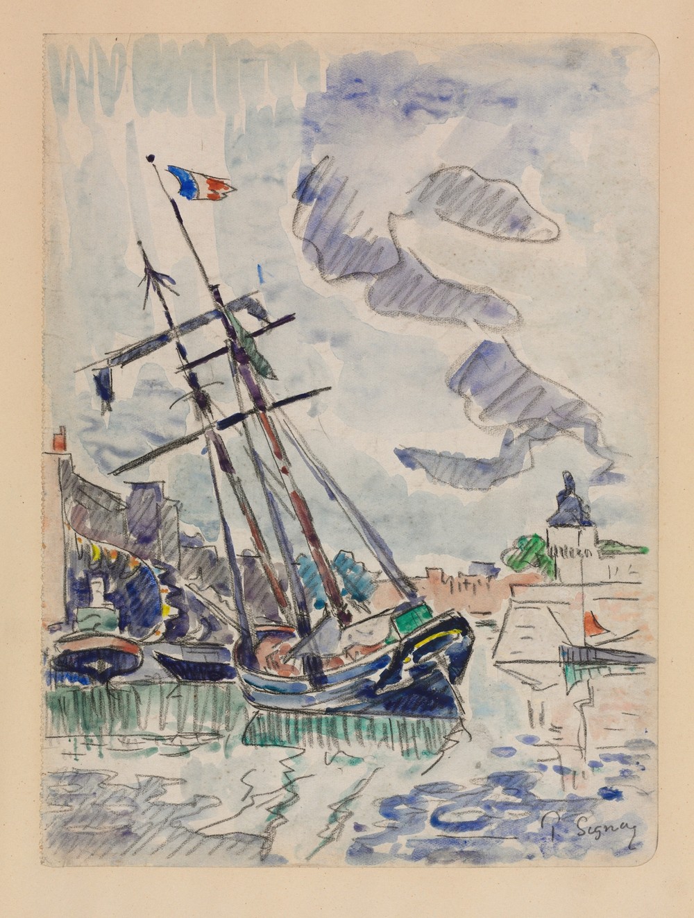 Boat in Port (c. 1929-1931)