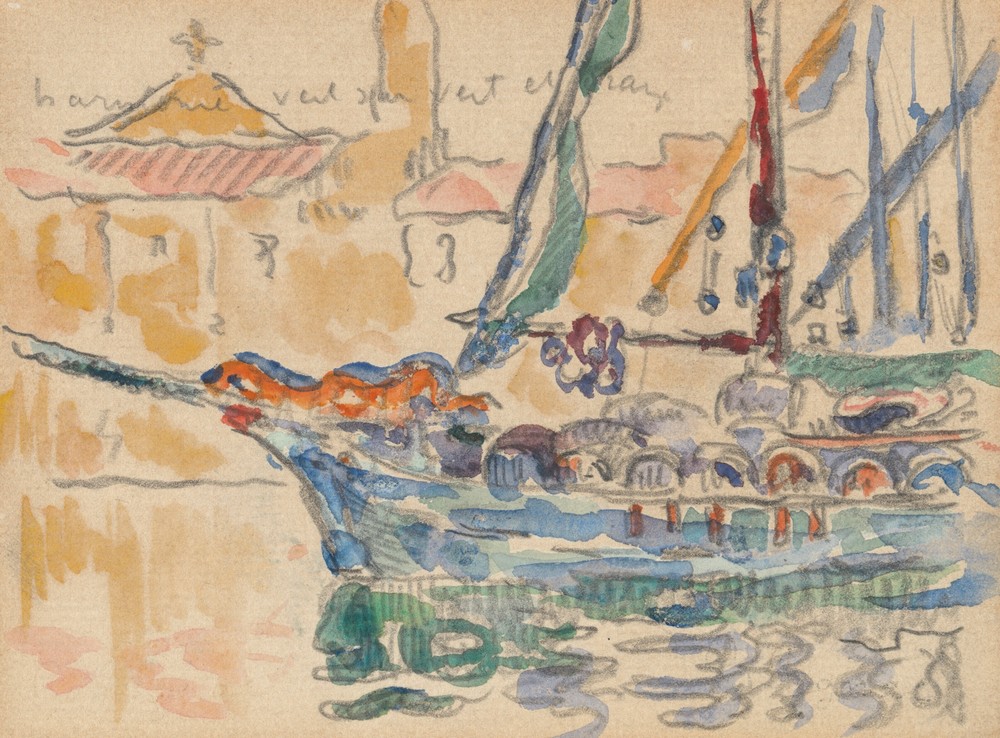 Saint-Tropez. Les tartanes (circa 1900)