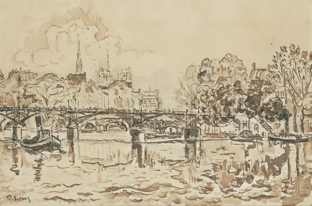 Paris. La passerelle des Arts