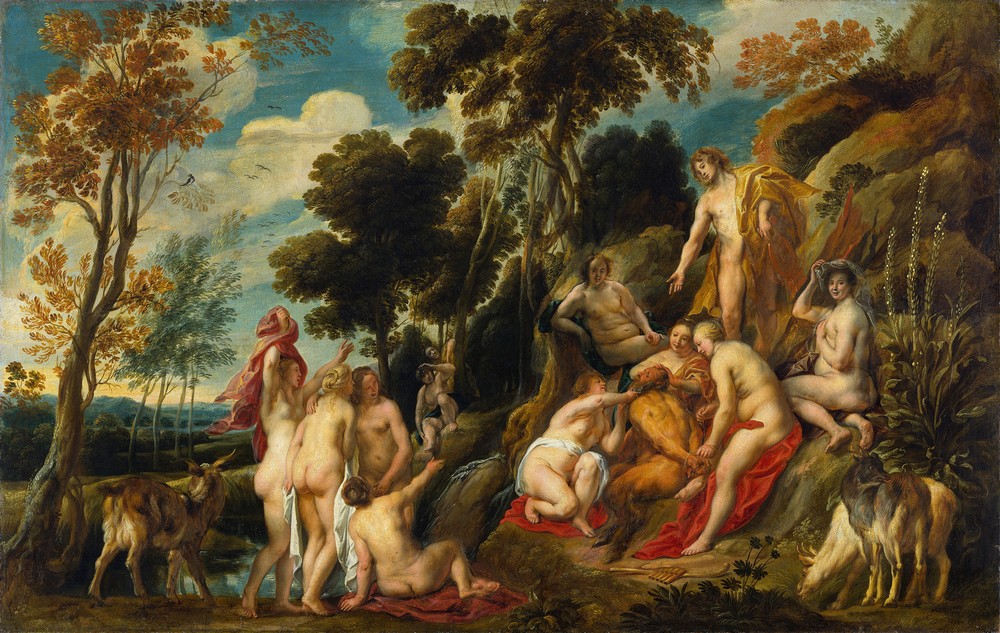 Nymphs Cutting Off Pan’s Beard (C. 1640)