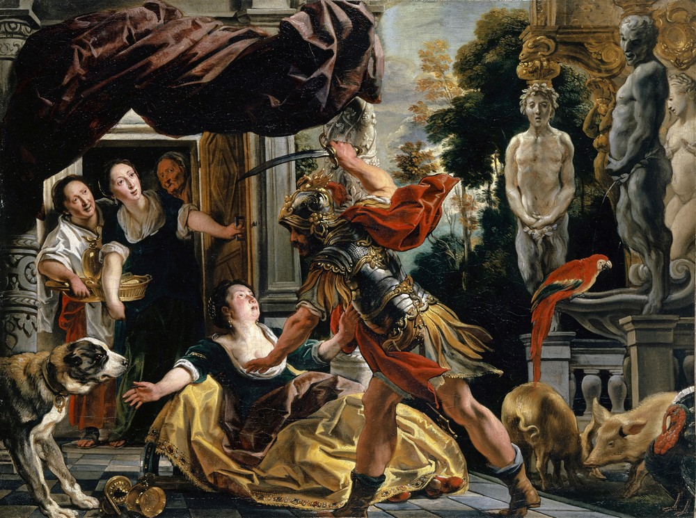 Ulysses Threatening Circe (Around 1630-35)