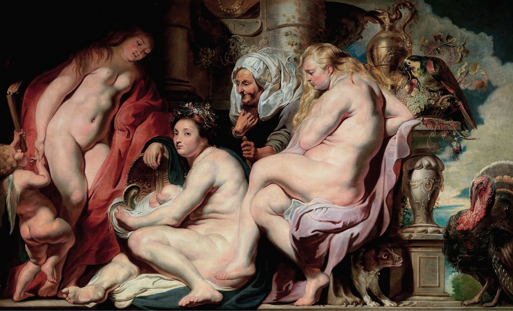 The Daughters of Cecrops Finding the Child Erichthonius