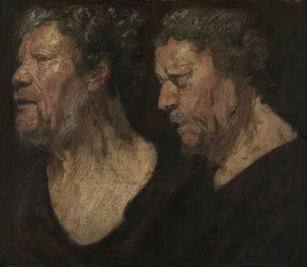 Studies of the head of Abraham Grapheus (ca 1620 -1621)