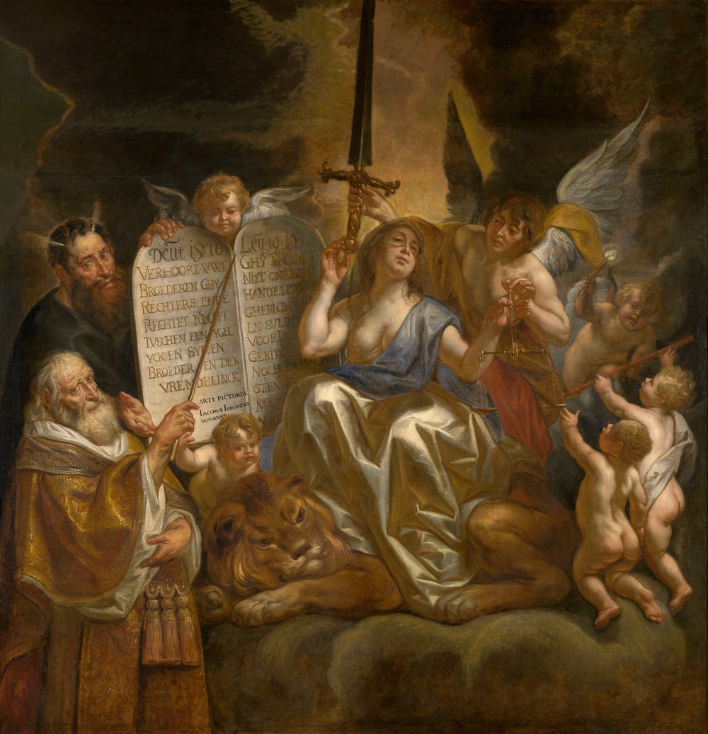 Human Law Founded on the Divine Justice