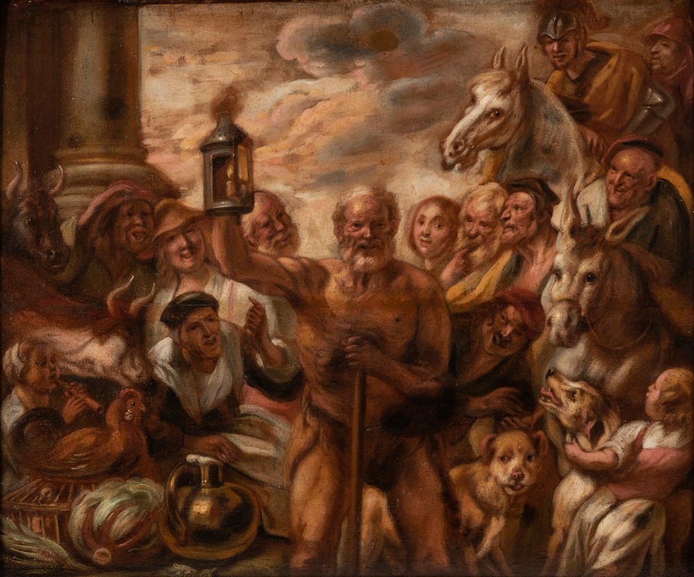 Diogenes Searching for an Honest Man