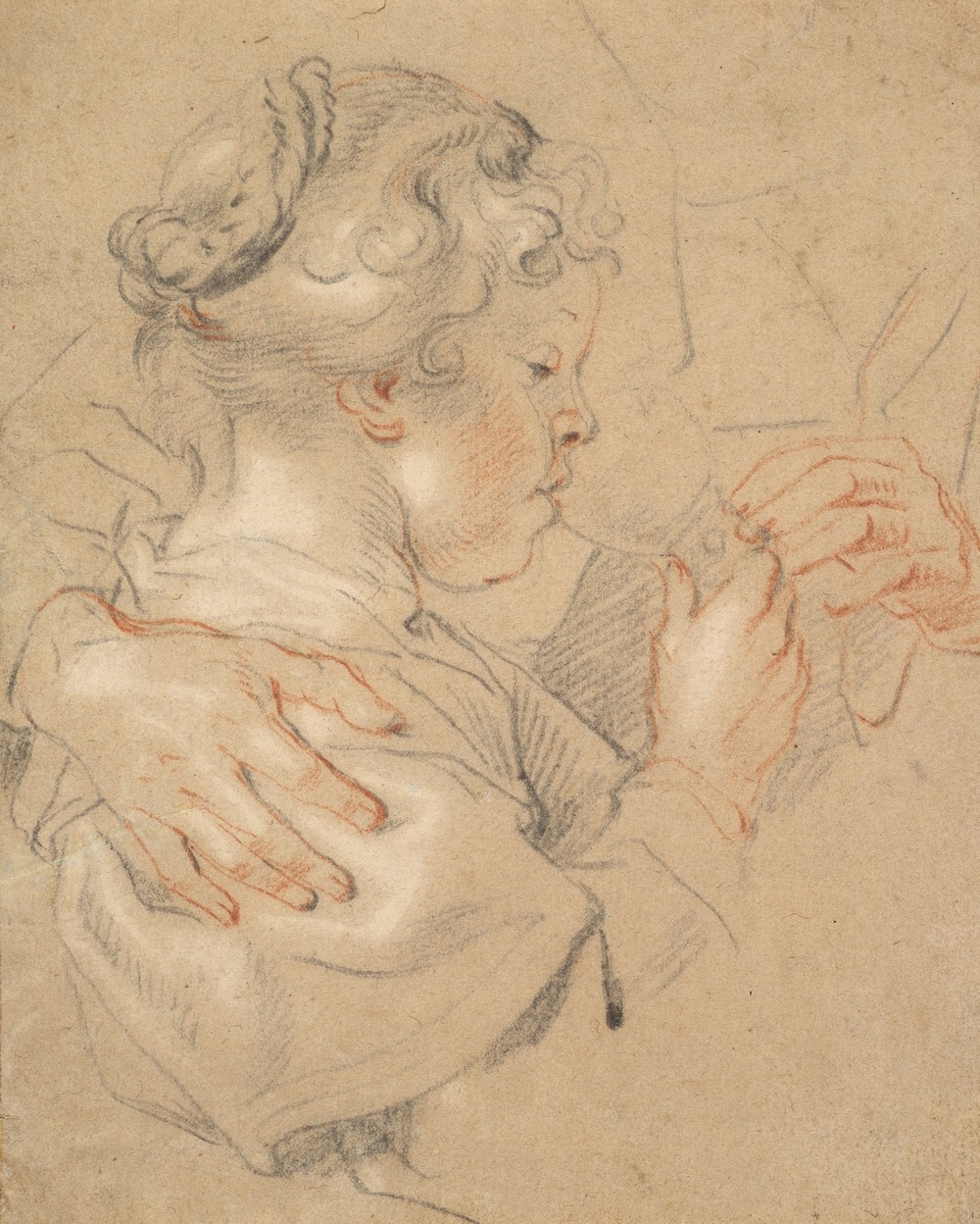 Study of a Young Girl Drinking from a Glass (ca. 1640–45)