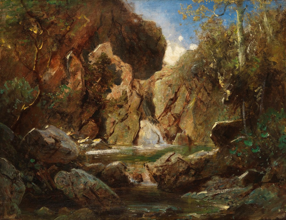 Felsenkessel mit Wildwasser (ca 1840)