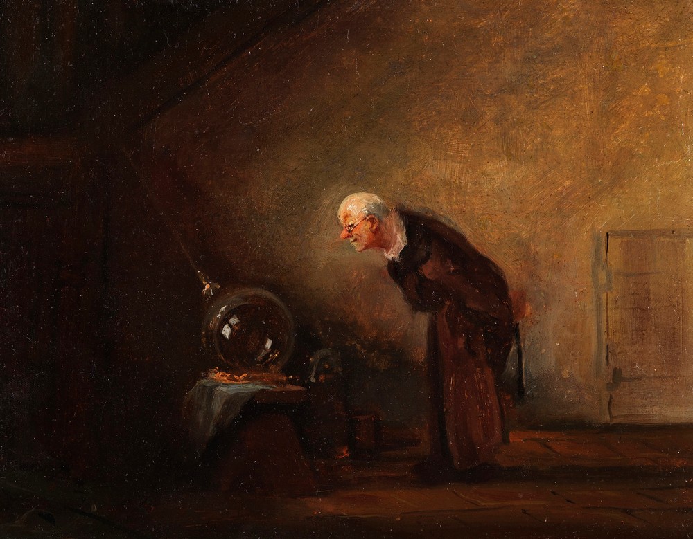 Der Alchimist (Chemicus) (ca 1840)