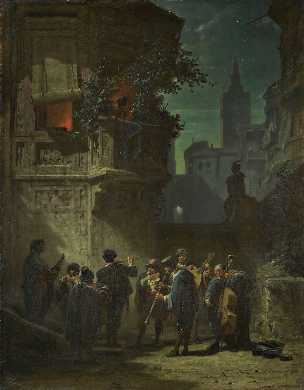 Spanisches Ständchen (Um 1856)