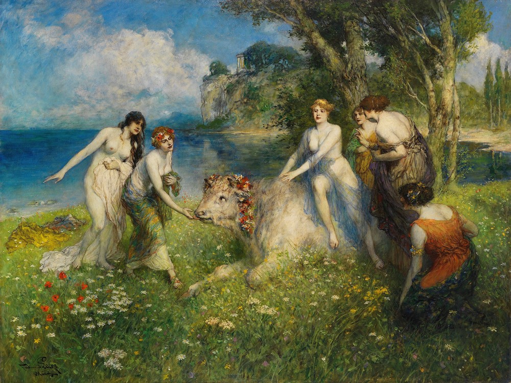 Europa auf dem Stier (Ca. 1910)